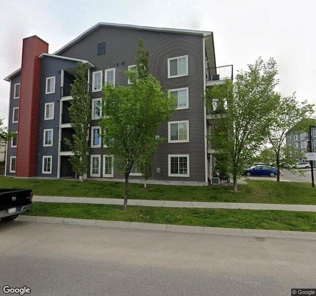 Street view of 4310-755 Copperpond Boulevard SE, Calgary