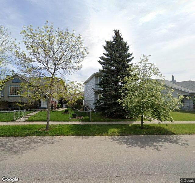 Street view of 232 Erin Woods Drive SE, Calgary