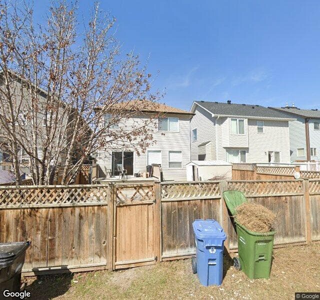 Street view of 25 Martha's Meadow Place NE, Calgary