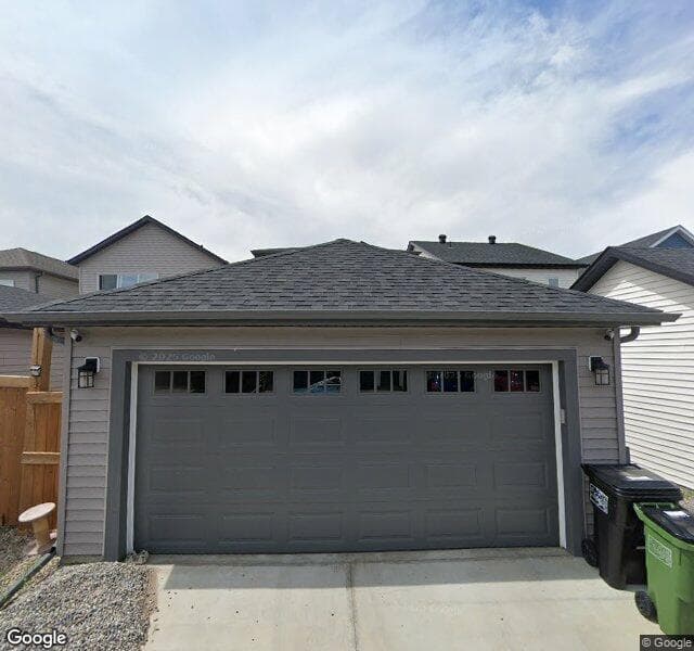 Street view of 17487 77 Street NW, Edmonton