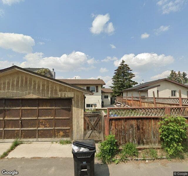 Street view of 20 Castlegrove Way NE, Calgary