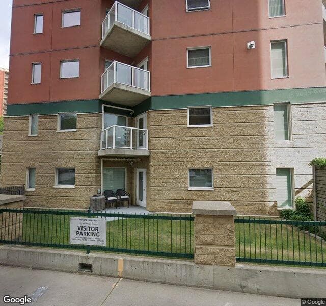 Street view of 501-9708 110 Street NW, Edmonton
