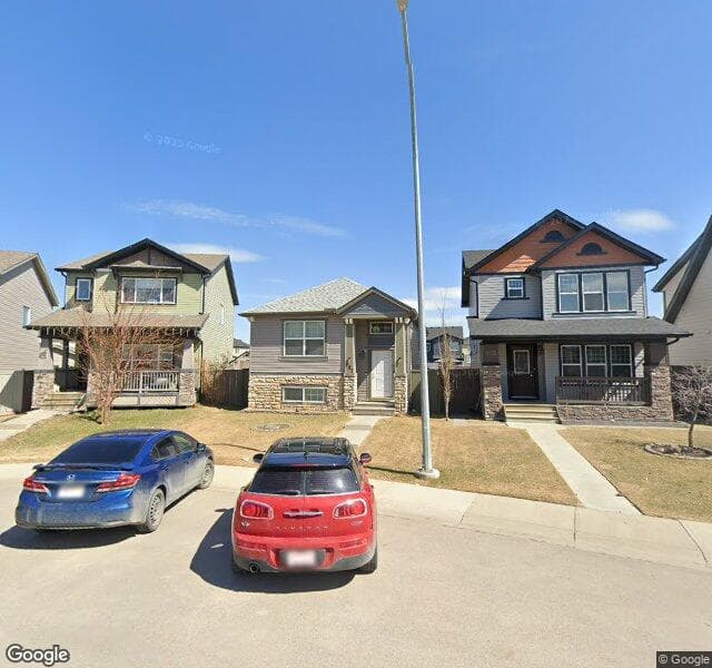 Street view of 107 Skyview Springs Manor NE, Calgary