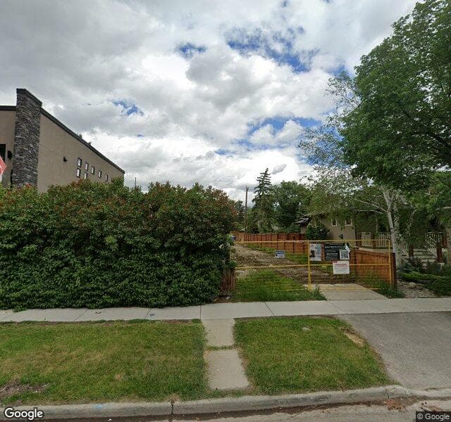 Street view of 1330 8 Avenue SE, Calgary
