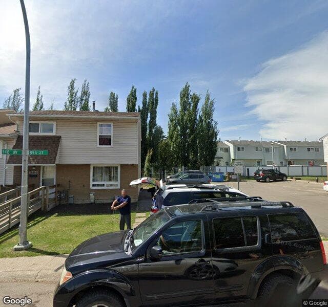 Street view of 209 Dickinsfield Court NW, Edmonton