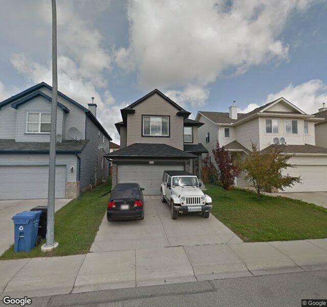 Street view of 81 Saddlecrest Green NE, Calgary