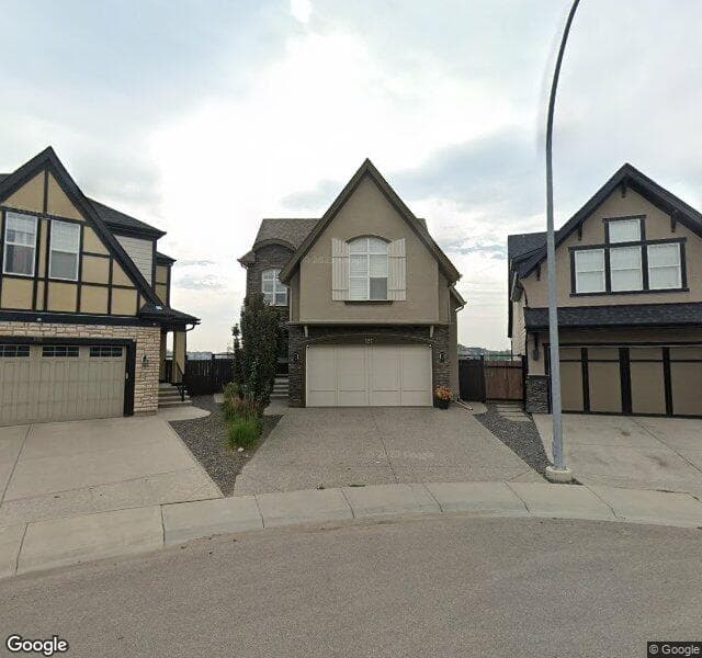 Street view of 127 Marquis Grove SE, Calgary