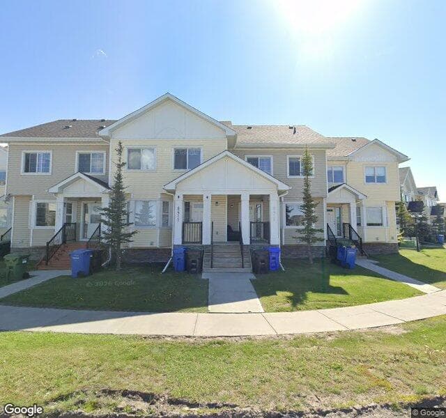 Street view of 8407 Saddlebrook Drive NE, Calgary