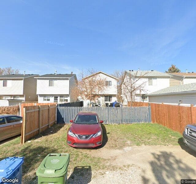 Street view of 77 Martinbrook Road NE, Calgary