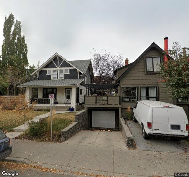Street view of 1813 7 Street SW, Calgary