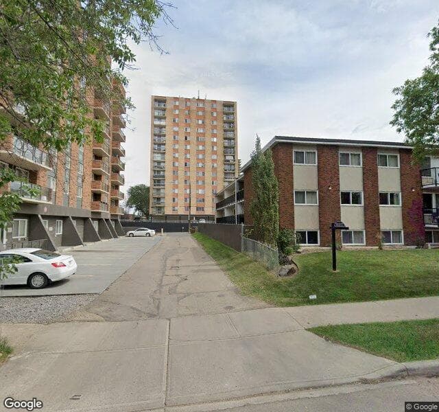 Street view of 205 10345 123 Street, Edmonton