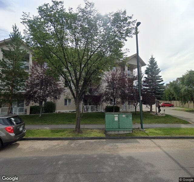 Street view of 126-16221 95 Street NW, Edmonton