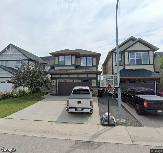 Street view of 41 Chaparral Valley Green SE, Calgary