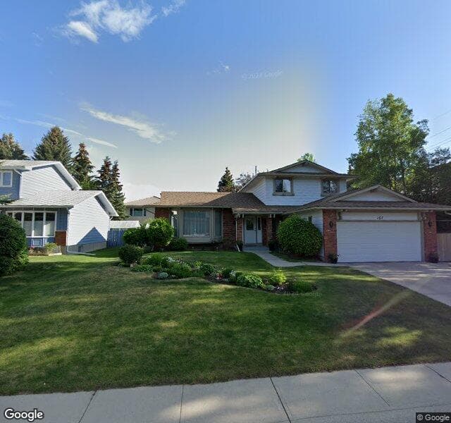 Street view of 107 Valhalla Crescent NW, Calgary