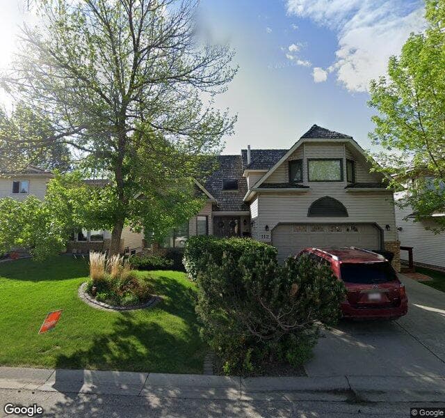 Street view of 112 Hawkford Crescent NW, Calgary