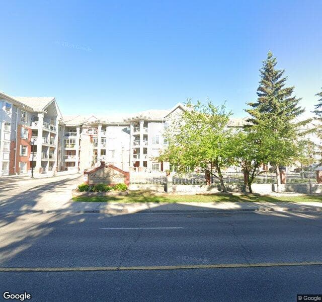 Street view of 239-8535 Bonaventure Drive SE, Calgary
