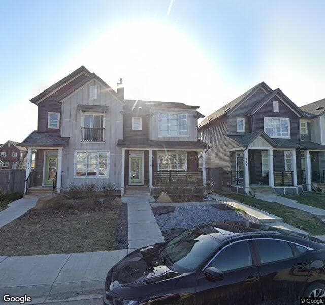 Street view of 215 Savanna Parade NE, Calgary