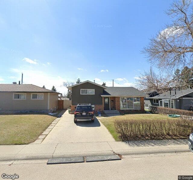 Street view of 9 Foxwell Road SE, Calgary