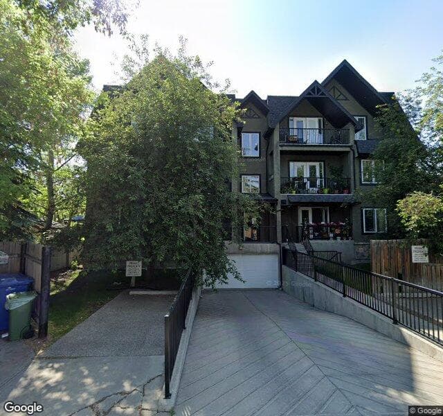 Street view of 103-1606 4 Street NW, Calgary