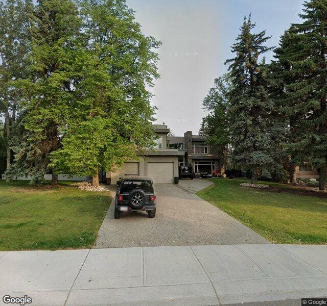 Street view of 12420 Grand View Drive NW, Edmonton