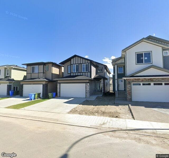 Street view of 127 Saddlecrest Grove NE, Calgary