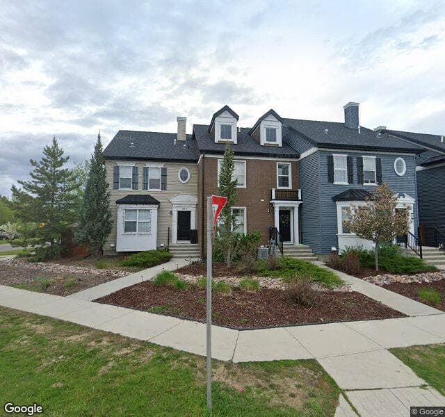 Street view of 316 Chaparral Valley Square SE, Calgary
