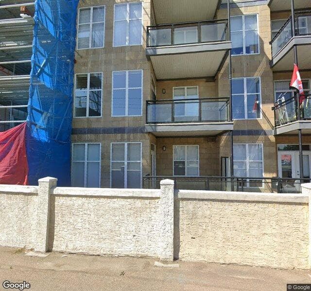 Street view of 410-10531 117 Street NW, Edmonton