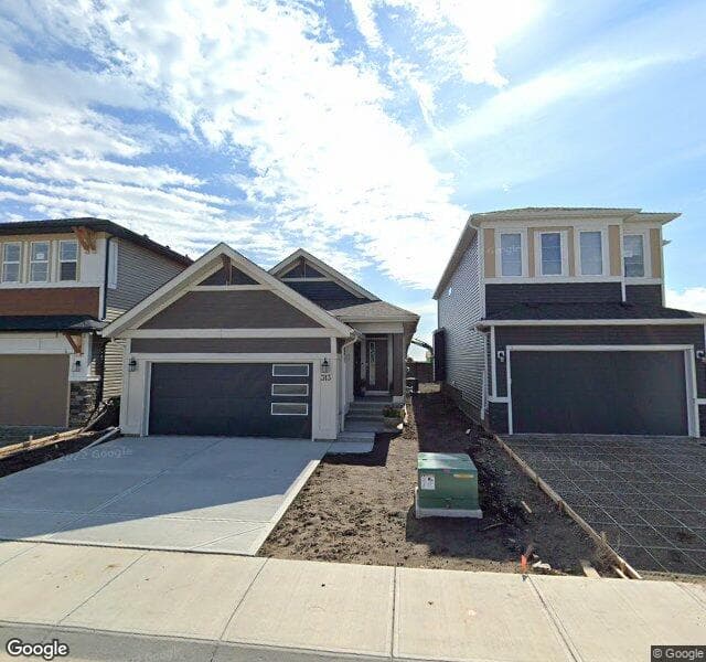 Street view of 313 Seton Villas SE, Calgary
