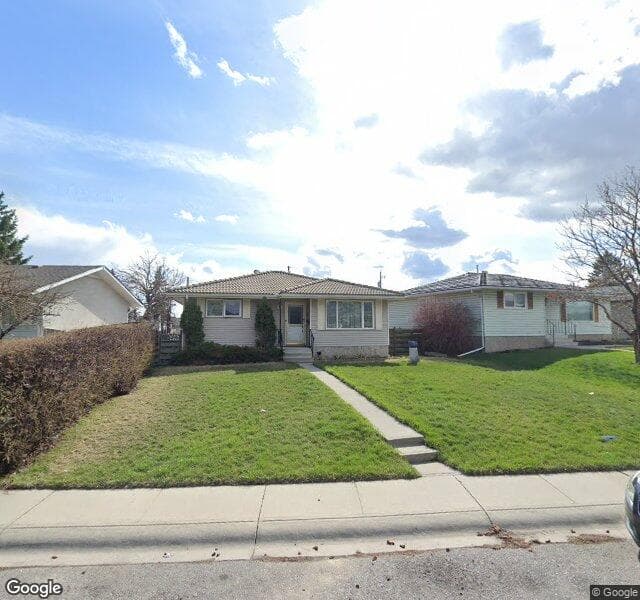 Street view of 52 Penedo Place SE, Calgary
