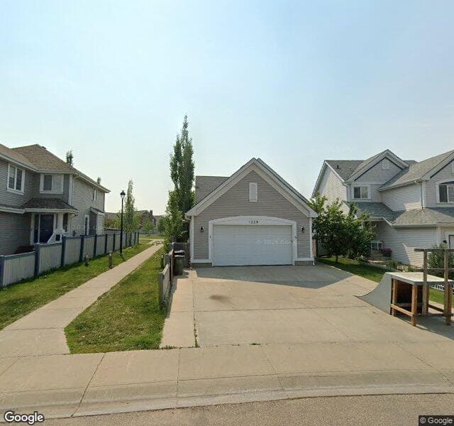 Street view of 1328 80 Street SW, Edmonton