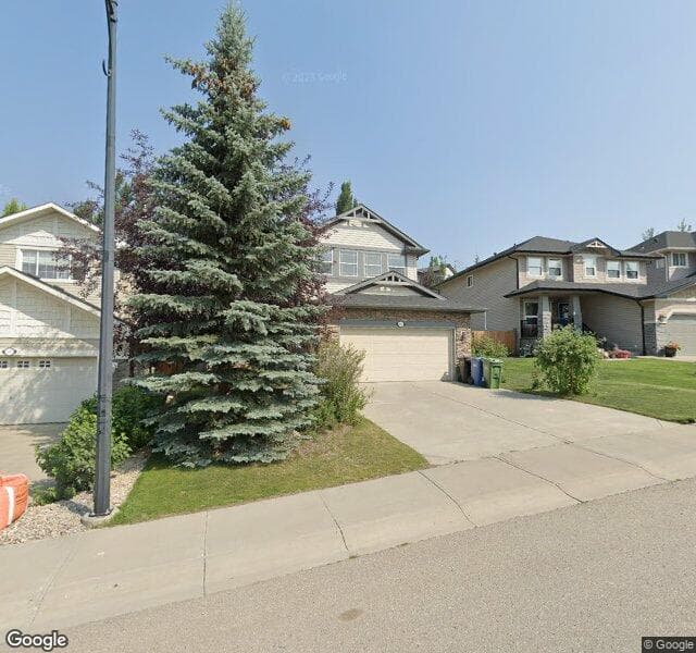 Street view of 62 Crestmont Drive SW, Calgary