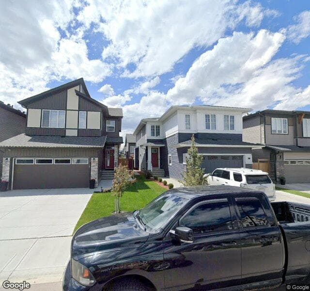 Street view of 45 Carringsby Landing NW, Calgary