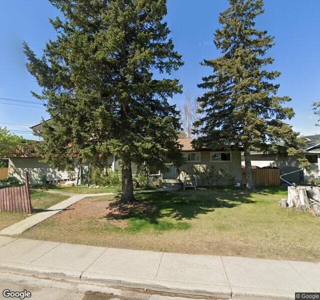 Street view of 4127 69 Street NW, Calgary