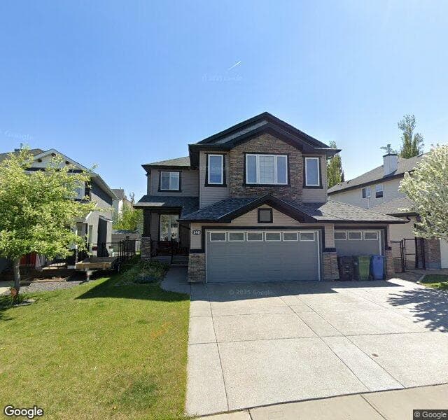 Street view of 146 W Springs Place SW, Calgary