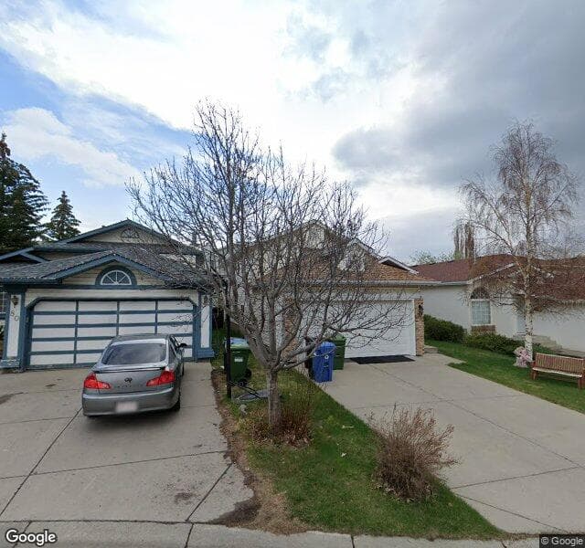 Street view of 76 Hawkmount Close NW, Calgary