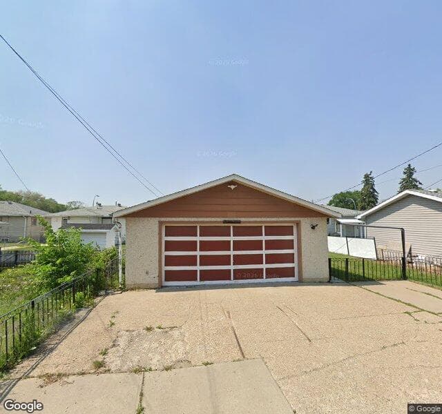 Street view of 12819 107 Street NW, Edmonton