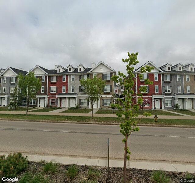 Street view of 43-2803 James Mowatt Tr, Edmonton