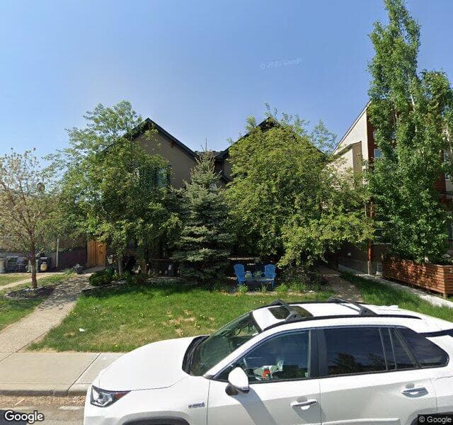 Street view of 1-4711 17 Avenue NW, Calgary
