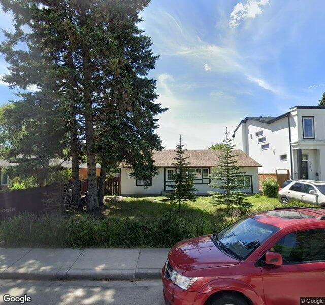 Street view of 5123 19 Avenue NW, Calgary