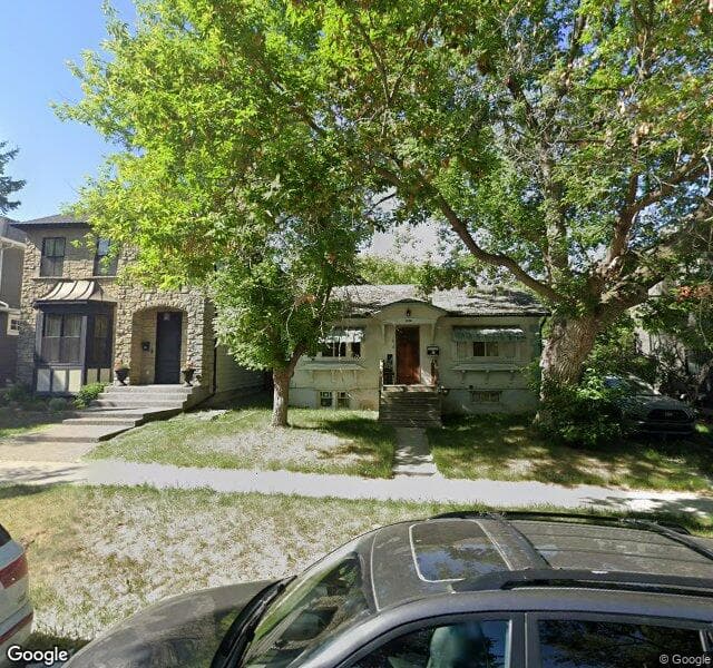 Street view of 1012 18 Avenue NW, Calgary