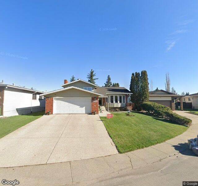 Street view of 18316 71 Avenue NW, Edmonton