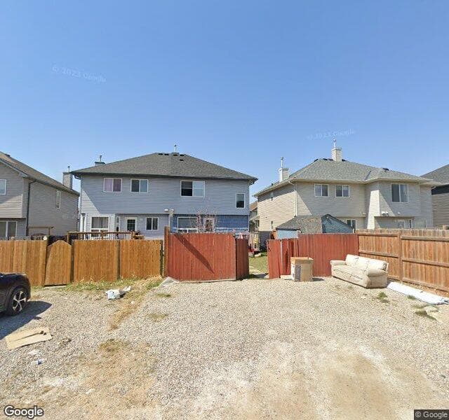 Street view of 32 Saddlebrook Place NE, Calgary