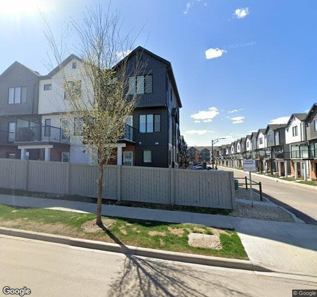 Street view of 102-102 Secord Boulevard, Edmonton