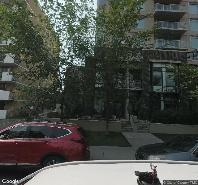 Street view of 1103-1500 7 Street SW, Calgary
