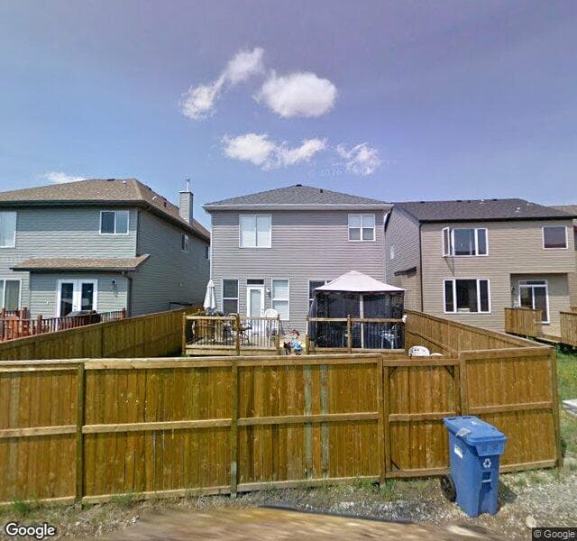 Street view of 93 Copperleaf Way SE, Calgary