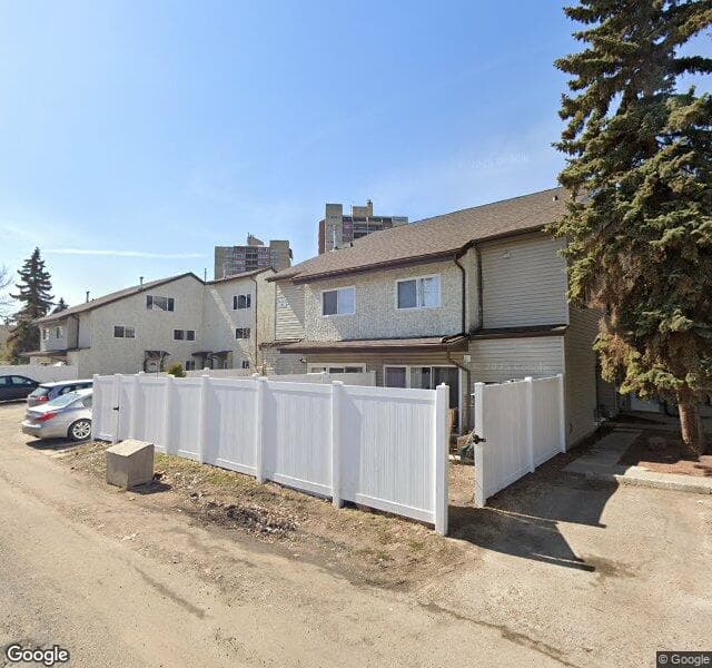 Street view of 120-8745 165 Street NW, Edmonton