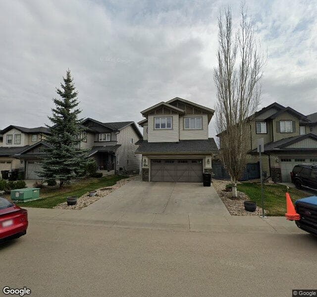 Street view of LI NW-3433 Goodridge Link, Edmonton