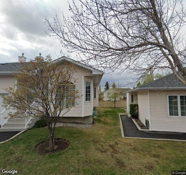 Street view of 134 Hawkstone Manor NW, Calgary