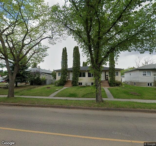 Street view of 11115 11117 116 Street, Edmonton