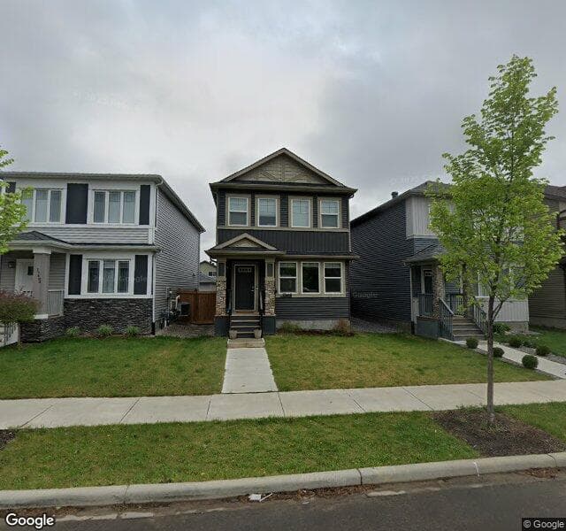 Street view of 17468 77 Street NW, Edmonton